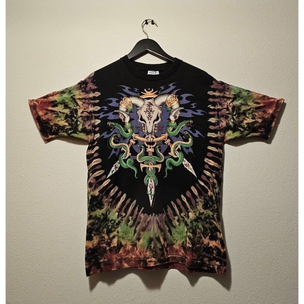 Vintage liquid blue tshirt